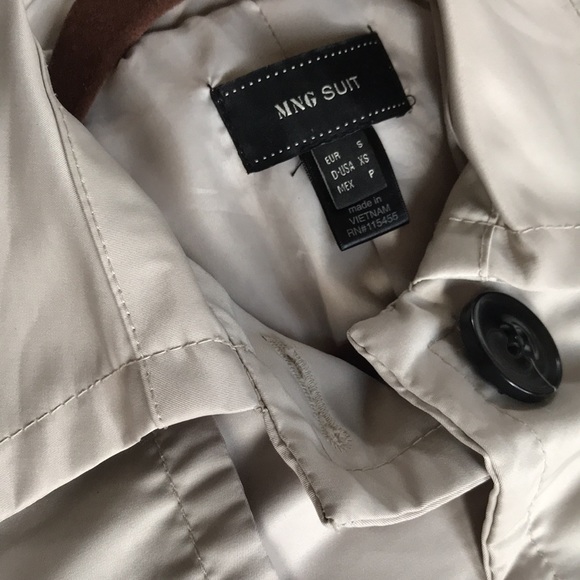 MNG Suit by Mango trench coat size Small - Picture 2 of 6